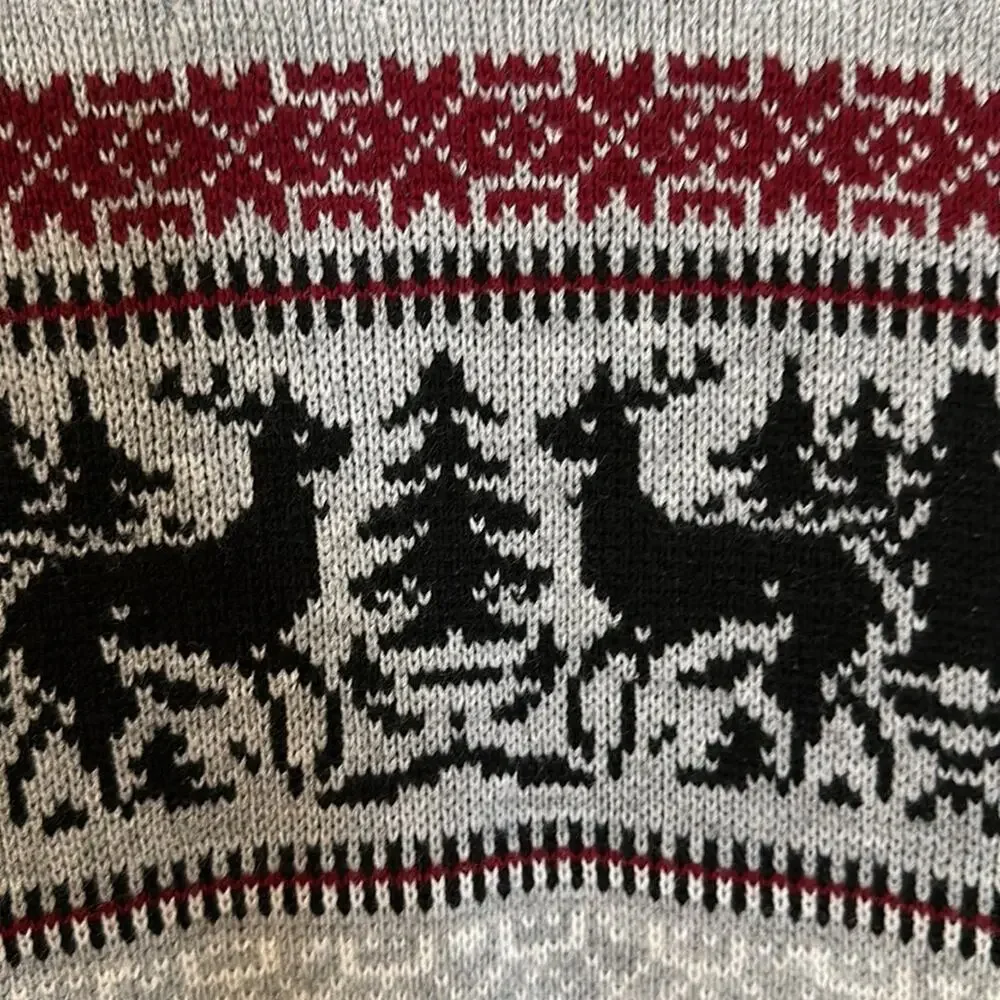 K. P. Knitwear 80’s Vintage Ski Lodge Christmas Sweater Size Small - Picture 5 of 9